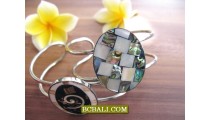 Organic Seashells Bracelets Cuff Unique Designs 